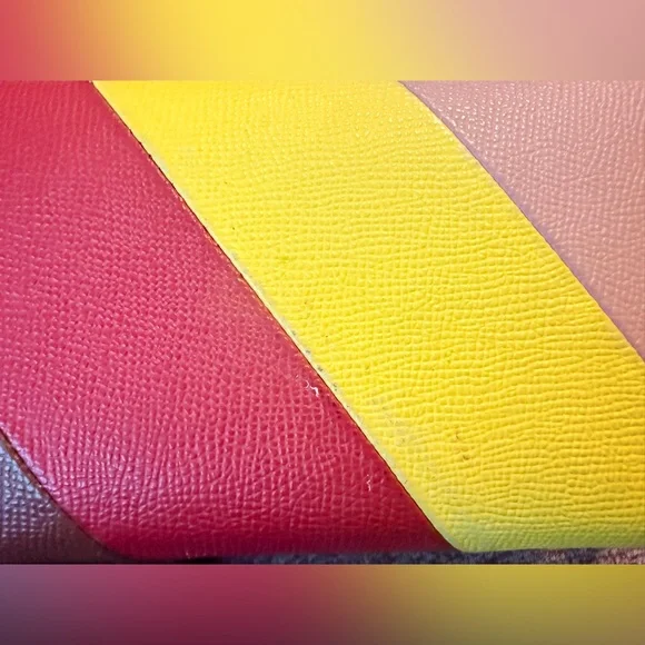 Sold: Kurt Geiger Rainbow Striped Wallet - Picture 6 of 9